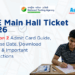 Download JEE Main Hall Ticket 2026 Session 2 here. Check admit card release date, steps to download, exam dates (April 2–9), documents required & important instructions. Stay updated with latest NTA alerts.
