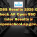 APOSS Results 2026 Out Check AP Open SSC & Inter Results @apopenschool.ap.gov.in