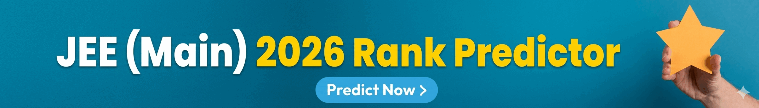JEE Main Rank Predictor 2026