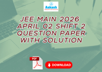 JEE Main 2026 April 02 Shift 2 Paper & Solutions