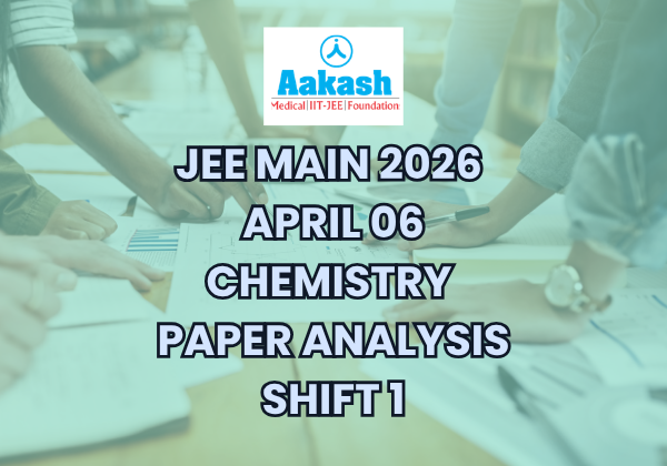 JEE Main 2026 April 06 Chemistry Paper Analysis Shift 1