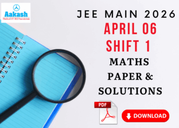 JEE Main 2026 April 06 Shift 1 Maths Paper & Solutions