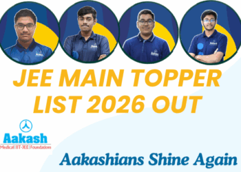JEE Main topper list 2026