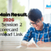 JEE Main Result 2026 Out session 2