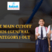 Jee Main Cutoff 2026 Out (General)