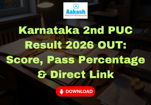 Karnataka 2nd PUC Result 2026 OUT Score, Pass Percentage & Direct Link