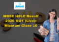 MBSE HSLC Result 2026 OUT (Live) Mizoram Class 10