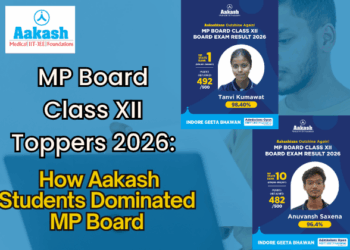 MP Board Class XII Toppers 2026 How Aakash Students Dominated MP Board
