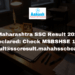 Maharashtra SSC Result 2026 Declared Check MSBSHSE 10th Result@sscresult.mahahsscboard.in