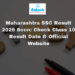 Maharashtra SSC Result 2026 Soon Check Class 10 Result Date & Official Website