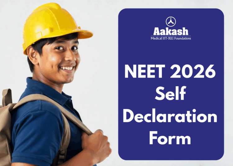 NEET 2026 Self Declaration Form