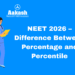 NEET 2026 – Difference Between Percentage and Percentile