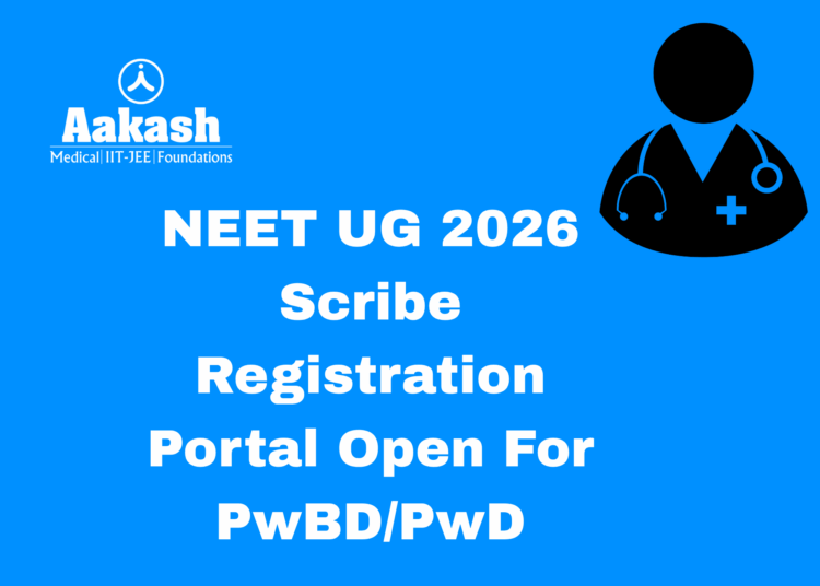 NEET UG 2026 Scribe Registration Portal Open For PwBD/PwD