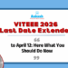 VITEEE 2026 Last Date Extended
