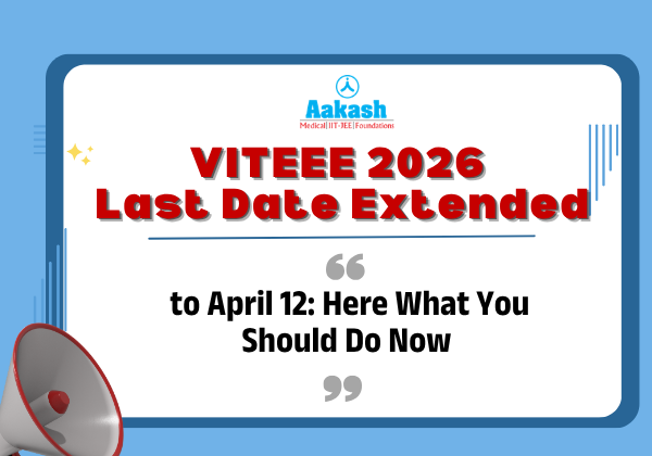 VITEEE 2026 Last Date Extended