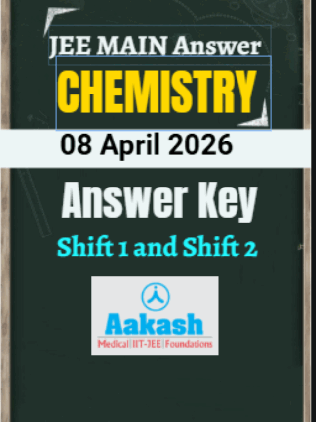 JEE Main 2026 Chemistry April 08: Download PDF & Solutions (Shift 1 & 2)