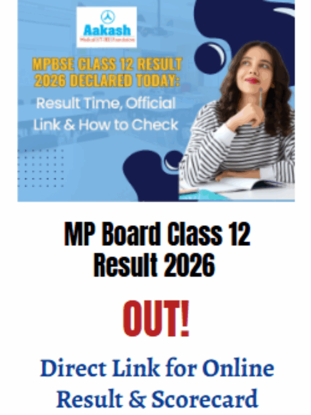 MP Board Result 2026 LIVE: Check Class 12th Result  latest Updates