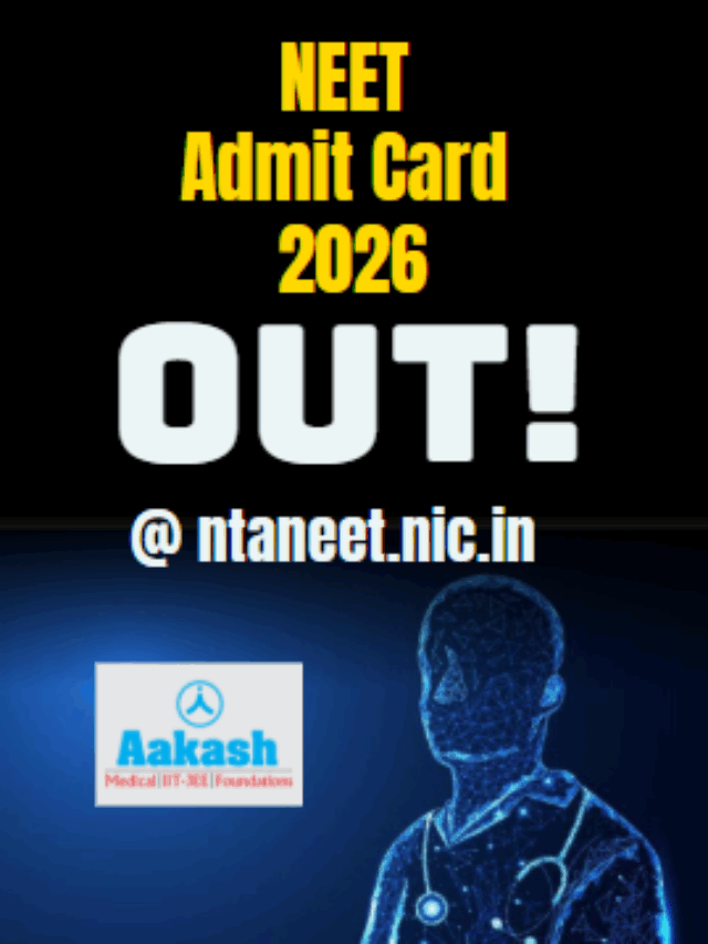 NEET Admit Card 2026 OUT: Download Issue? Fix Now