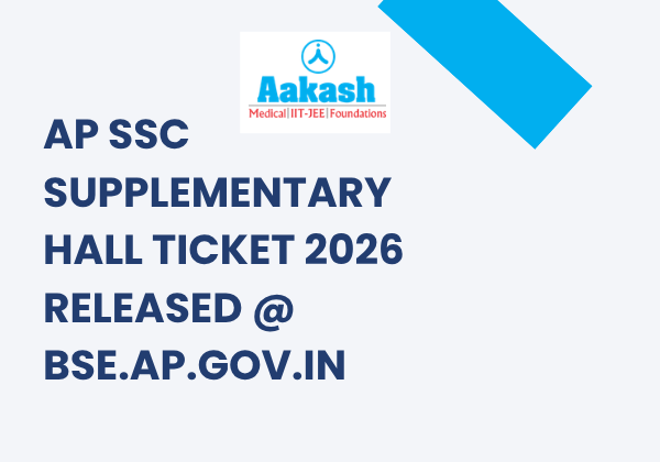 AP SSC Supplementary Hall Ticket 2026 Released @ bse.ap.gov.in