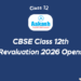 CBSE Class 12th Revaluation 2026 Opens