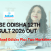 CHSE Odisha 12th Result 2026 OUT