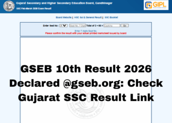 Check GSEB SSC Result 2026
