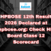 HPBOSE 12th Result 2026 Declared at hpbose.org: Check HP Board Class 12 Scorecard