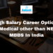 High Salary Career Options In Medical other than NEET MBBS In India