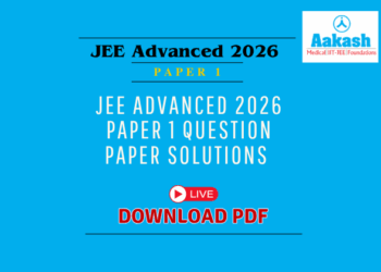 JEE Advanced 2026 Paper 1 Question Paper Solutions