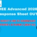 JEE Advanced 2026 Response Sheet OUT