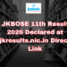 JKBOSE 11th Result 2026 Declared at jkresults.nic.in Direct Link
