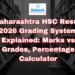 Maharashtra HSC Result 2026 Grading System Explained Marks vs Grades, Percentage Calculator