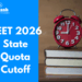 NEET 2026 State Quota Cutoff