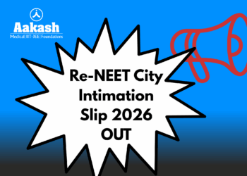 Re-NEET City Intimation Slip 2026 OUT