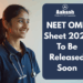 NEET OMR Sheet 2026 (To Be Released Soon)