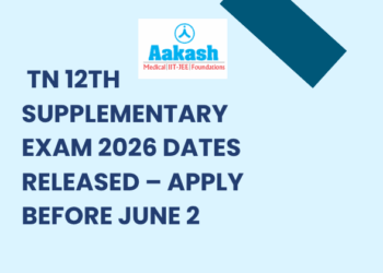 TN 12th Supplementary Exam 2026 Dates Released – Apply Before June 2