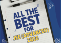 all the best for jee advanced 2026
