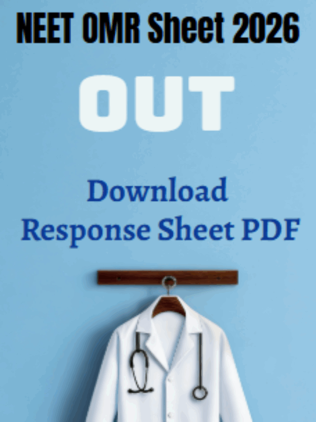 NEET UG 2026 OMR Response Sheet OUT: Download Now