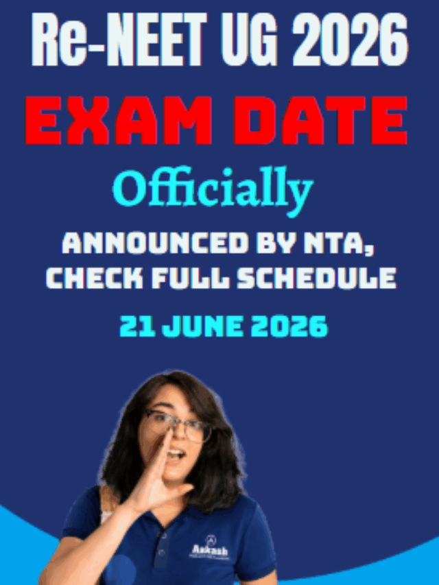Re-NEET 2026 Exam Date Out: NTA Announces June 21 Retest