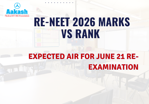 Re-NEET 2026 Marks vs Rank