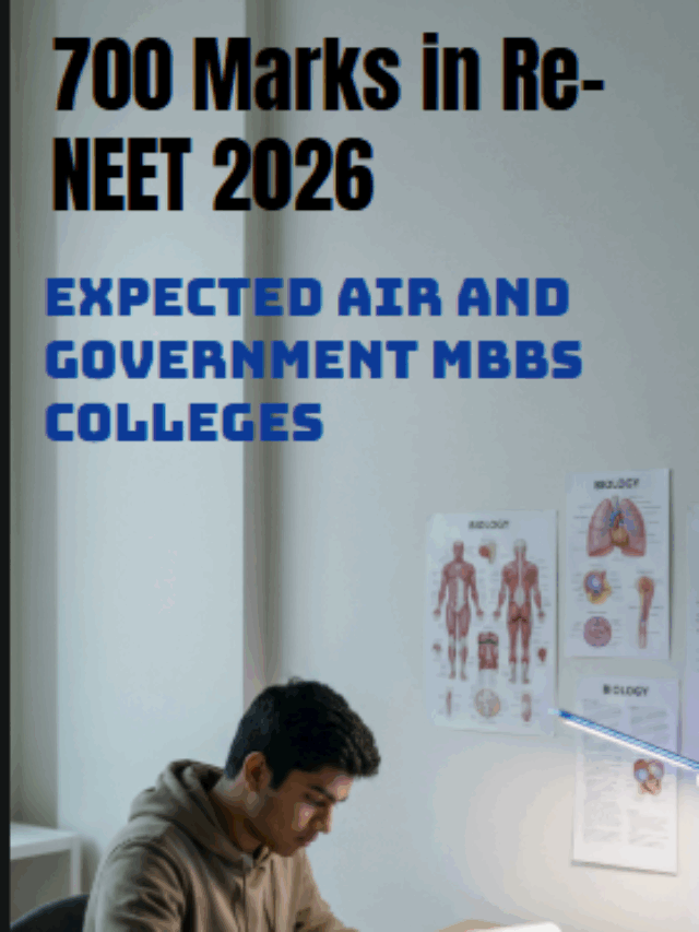 700 Marks in NEET 2026: Expected AIR and Government MBBS Colleges