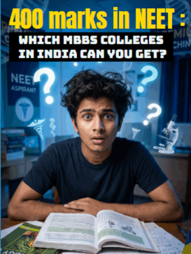 400 marks in NEET :  Which MBBS Colleges in India Can You Get?