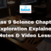 Class 9 Science Chapter 1 Exploration Explained | Notes & Video Lesson