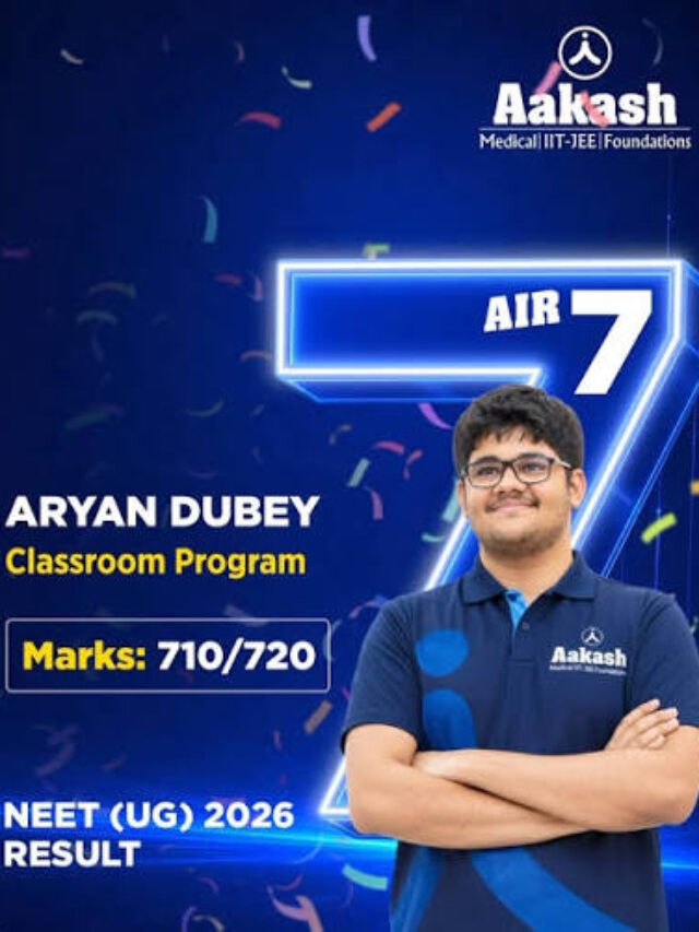 Re-NEET 2026 AIR 7 Aryan Dubey Success Story
