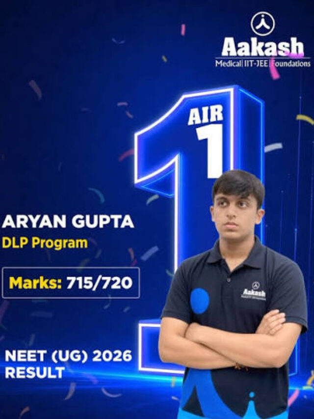 Re-NEET 2026 AIR 1 Aryan Gupta Success Story