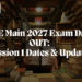 JEE Main 2027 Exam Date Out Session 1 Dates & Updates