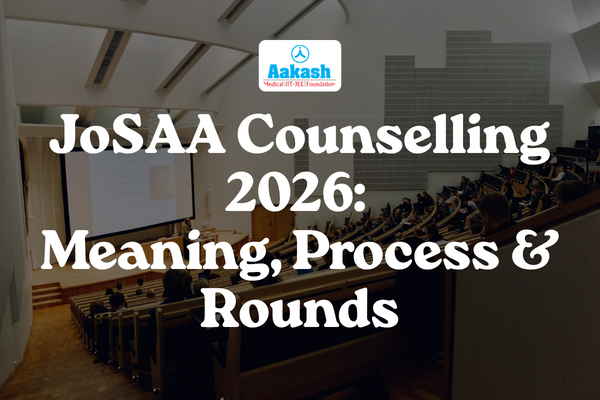 JoSAA Counselling 2026 Meaning, Process & Rounds